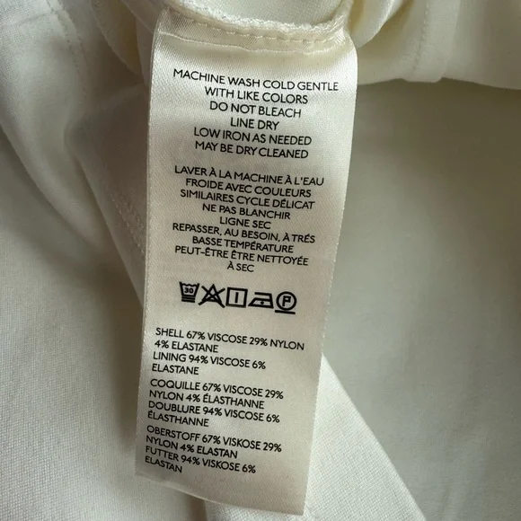 Anthropolgie BHLDN Gianna Off-Shoulder Ivory Dress - Picture 8 of 10